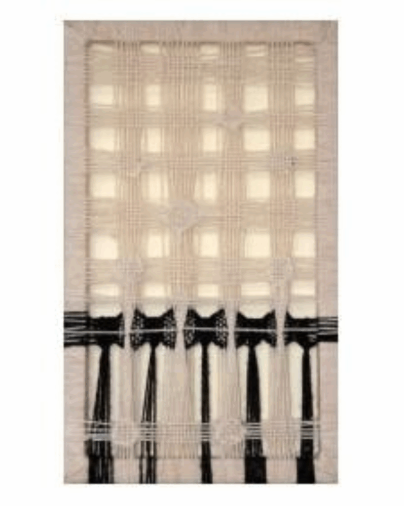 “White and black” Handcrafted Composition