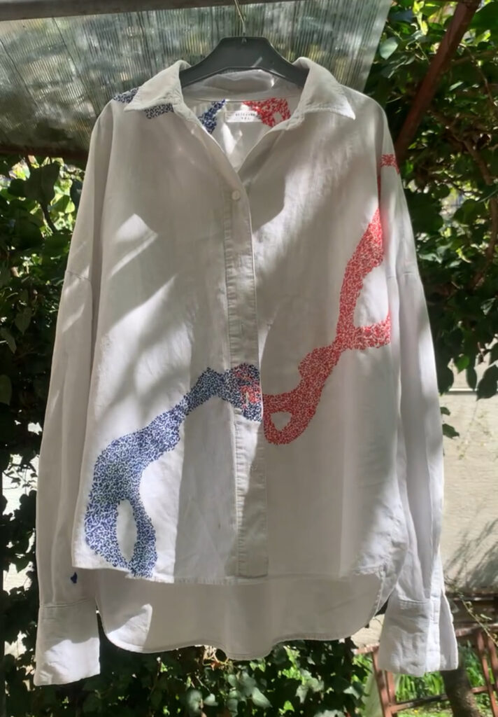 Embroidered piece