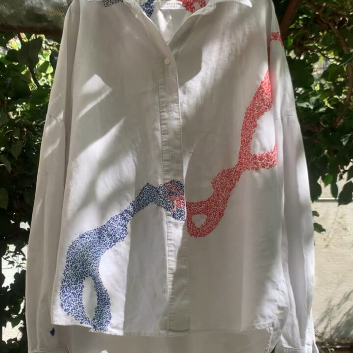 Embroidered piece